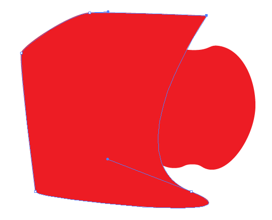 AI怎么绘制红苹果图案