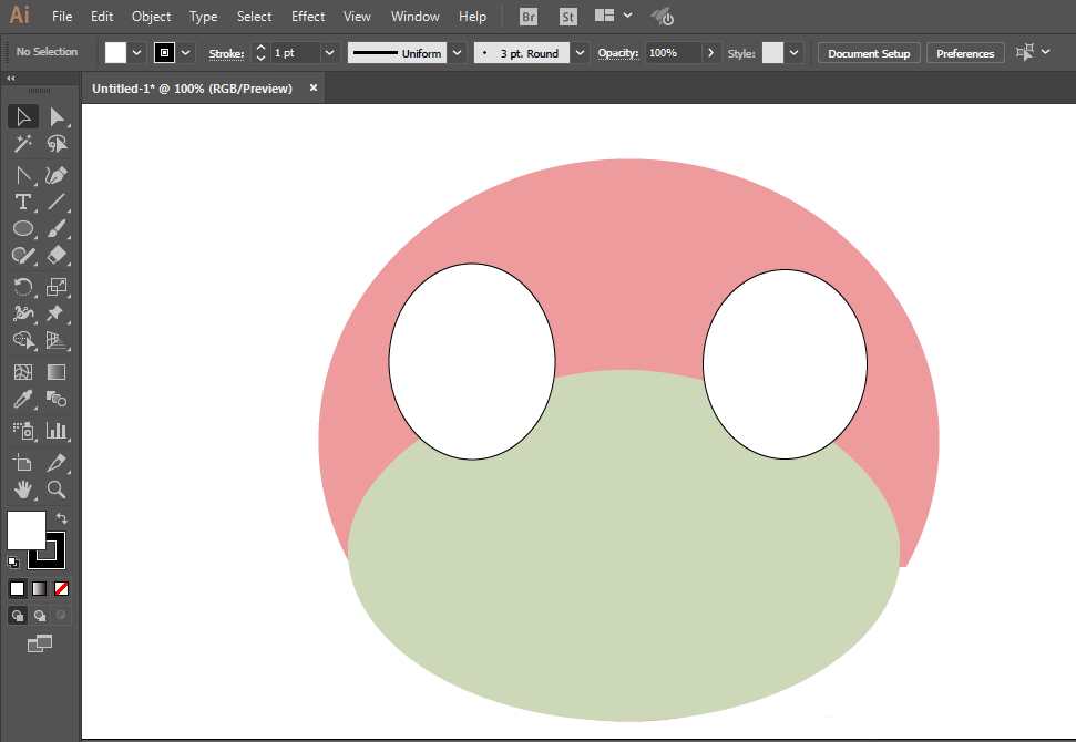 ai怎么画呆呆兽的角色