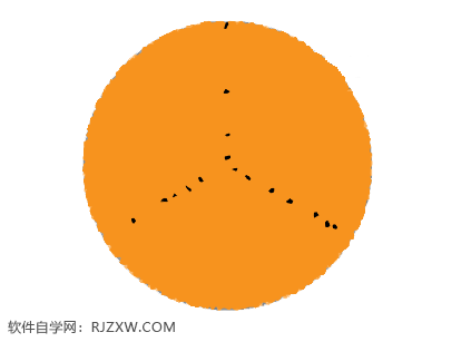 AI怎么制作晶格化饼形图