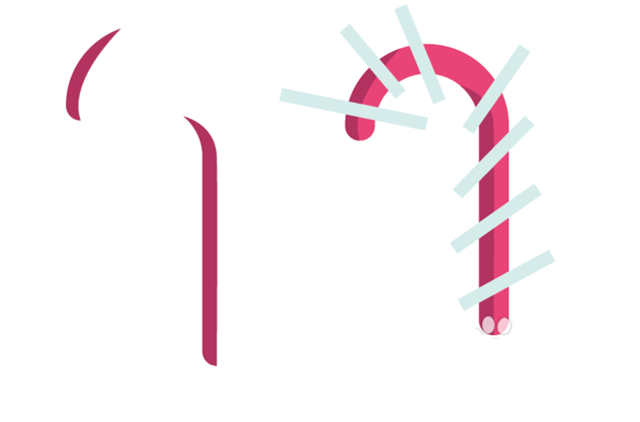 ai绘制拐杖图标的方法