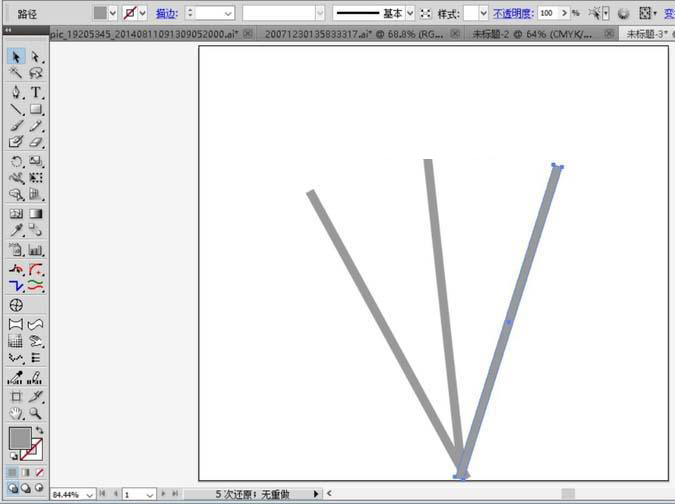 ai怎么绘制心形气球素材