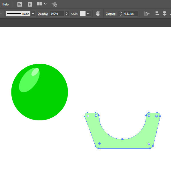 ai怎么绘制青葡萄？