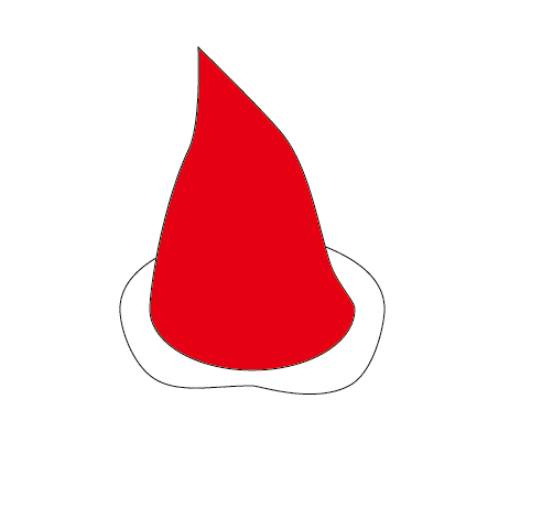 ai圣诞帽怎么画