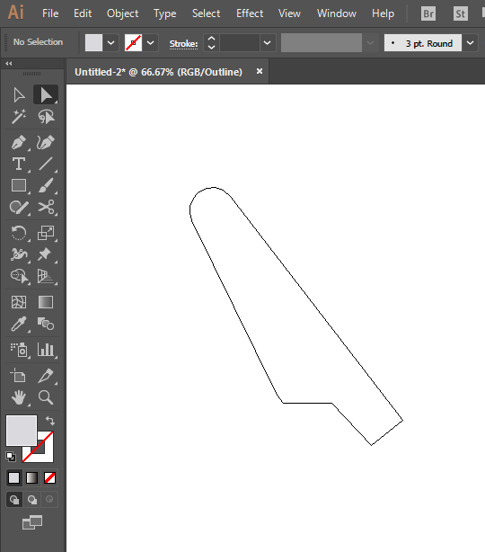 ai怎么画剪刀简笔画