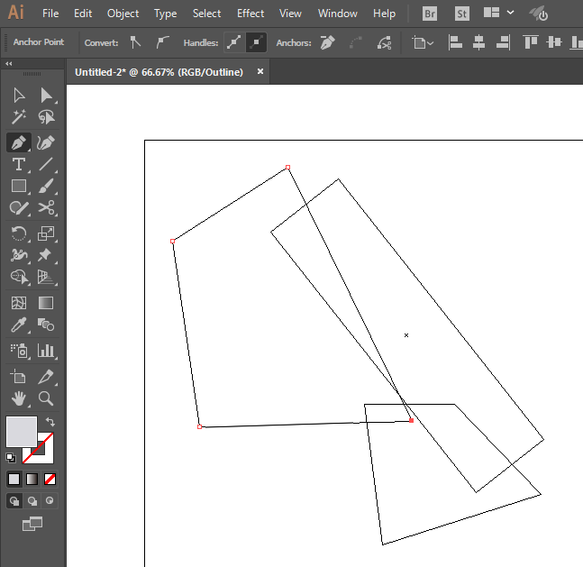 ai怎么画剪刀简笔画