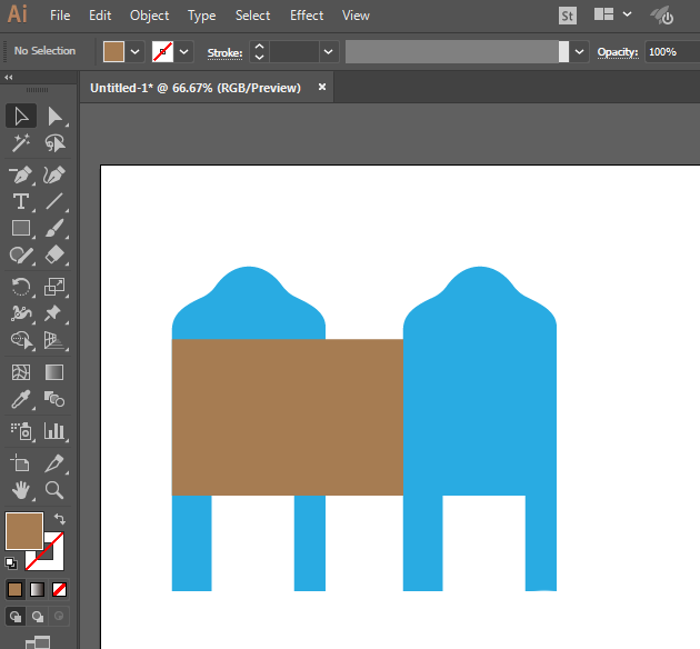 ai婴儿床简单画法