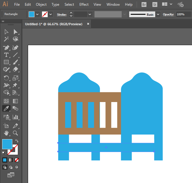ai婴儿床简单画法