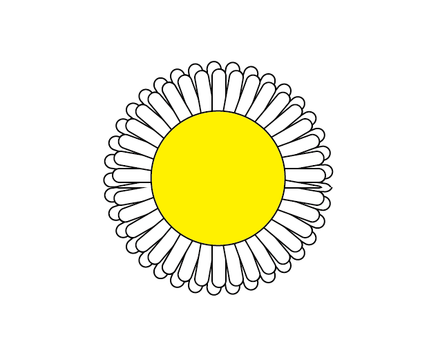 ai怎样画向日葵花朵