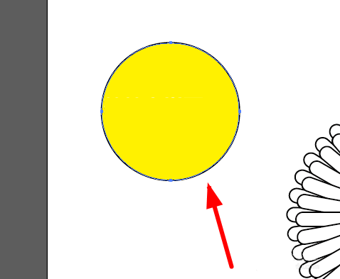 ai怎样画向日葵花朵