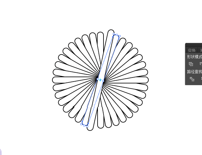 ai怎样画向日葵花朵