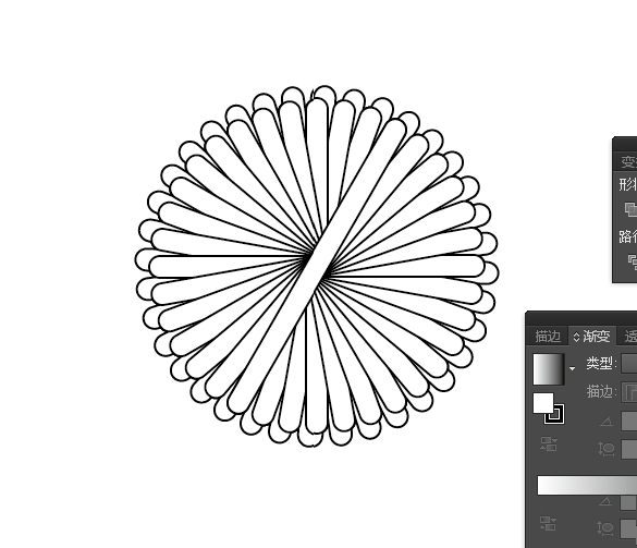 ai怎样画向日葵花朵