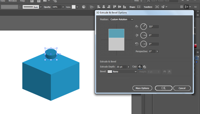 ai绘制乐高积木的方法