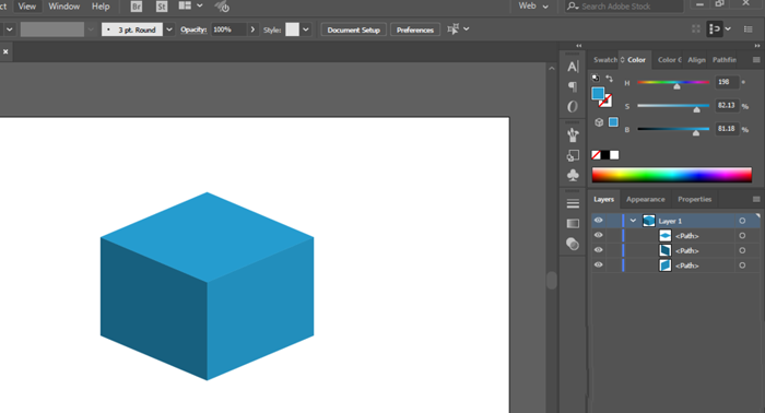 ai绘制乐高积木的方法