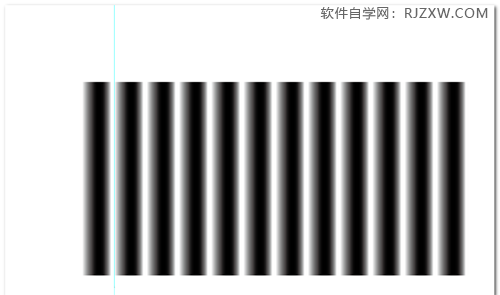 ai软件怎么绘制黑白条纹背景图