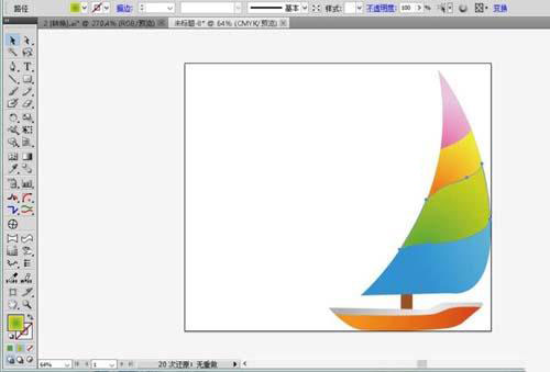 帆船乘风破浪儿童画怎么用AI设计出来