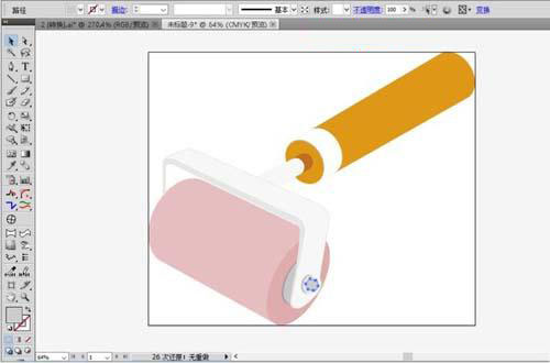 滚筒刷图案怎么用AI软件绘制出来
