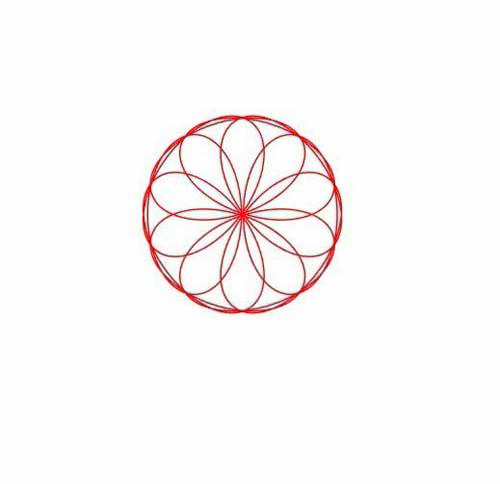 窗花剪纸效果怎么用AI软件绘制