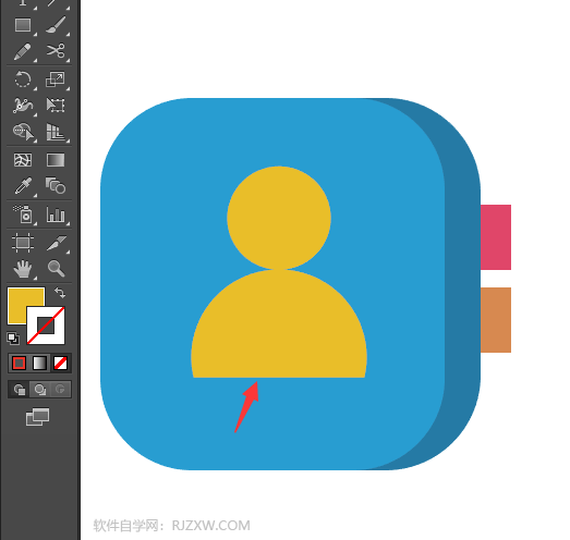 通讯录简笔画怎么用AI软件设计