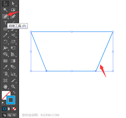手电筒简笔画怎么用AI软件设计