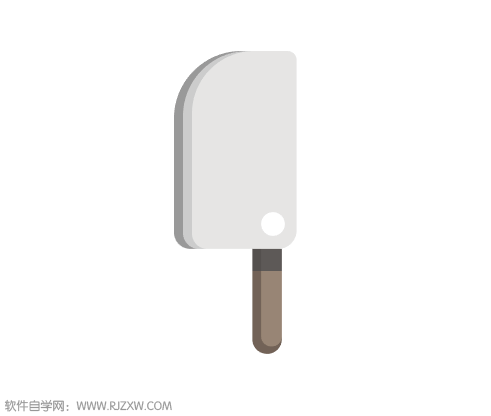 用AI软件怎么画菜刀