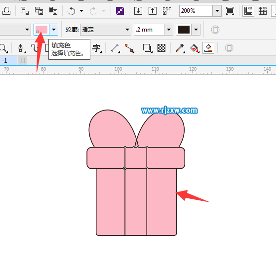 礼品标签图案怎么用CDR软件设计