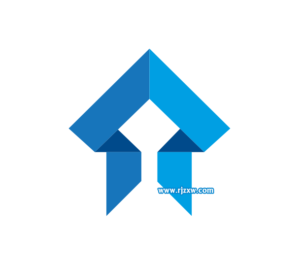 Coreldraw软件绘制彩带箭头教程