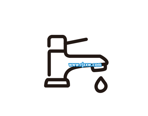 CDRX8绘制水龙头简笔画教程