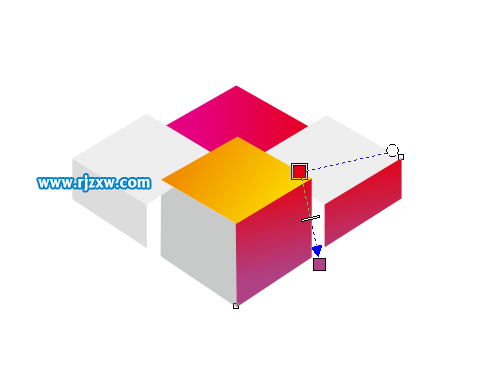 怎么用CDR绘制立体正方形