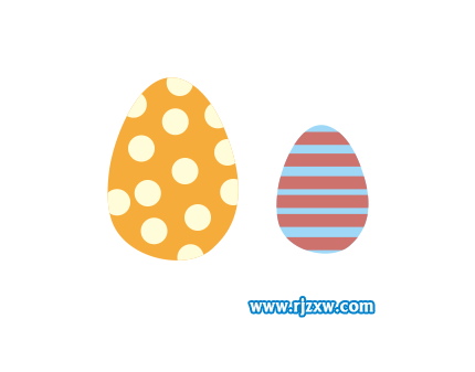 用CDR绘制彩蛋简笔画的方法