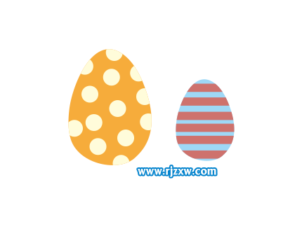 用CDR绘制彩蛋简笔画的方法