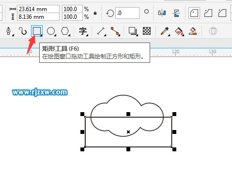CDR制作小草简笔画的方法