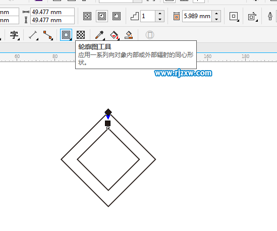 利用CDR偏移路径设计LOGO