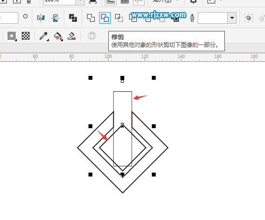 利用CDR偏移路径设计LOGO