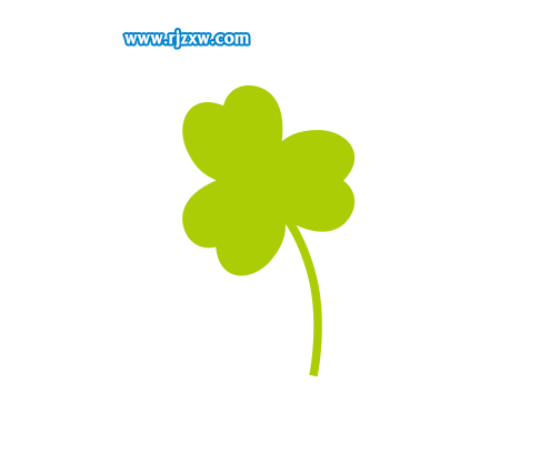 利用CDR旋转复制做三合叶图案