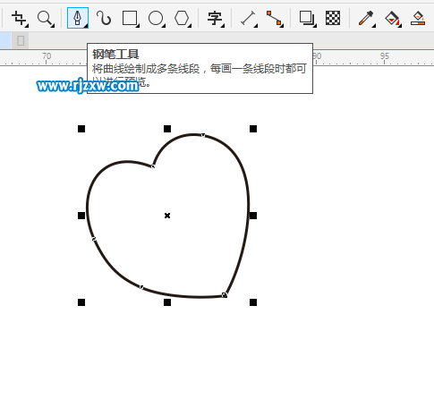 利用CDR旋转复制做三合叶图案