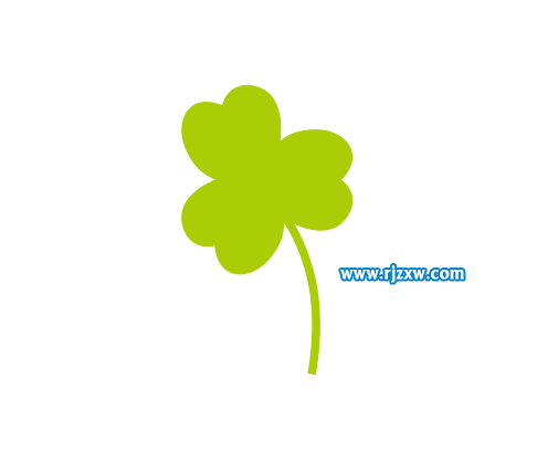 利用CDR旋转复制做三合叶图案