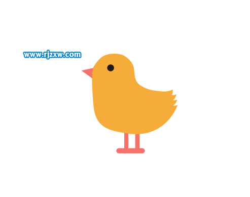 CDR设计小鸡简笔画教程