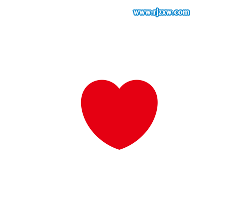 利用CDR节点对齐绘制对称的心形图