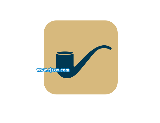 CorelDRAW X8怎么设计烟斗图案？