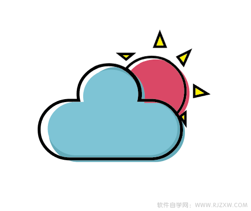 简易天气APP图标设计教程