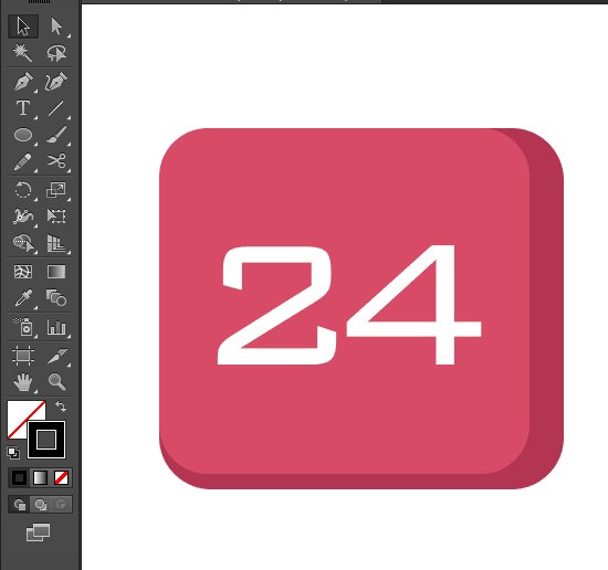 卡通日历APP图标用AI制作教程