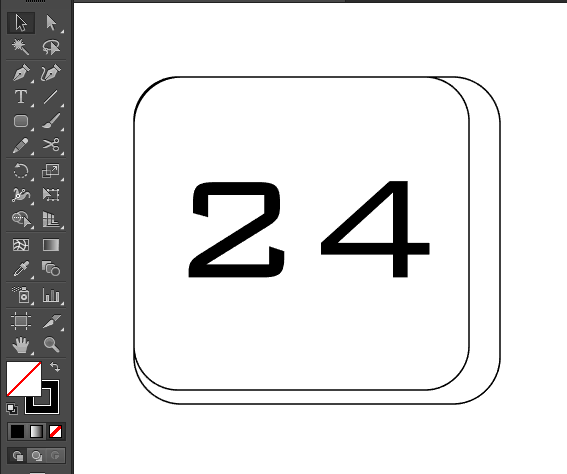 卡通日历APP图标用AI制作教程