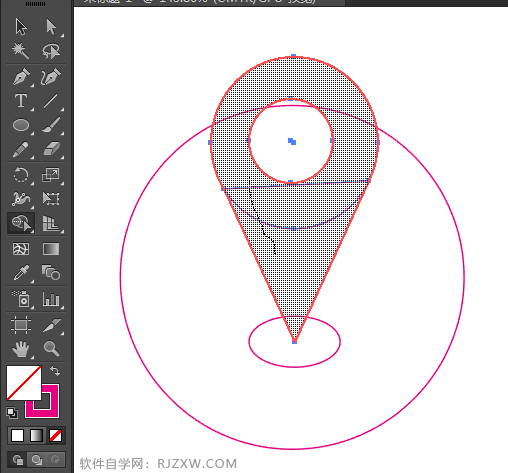 卡通地图图标用AI制作的方法