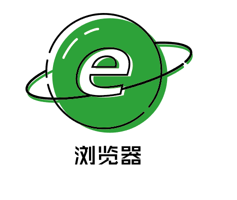 卡通浏览器图标怎么用AI设计