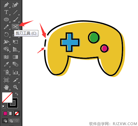 游戏手柄app图标设计