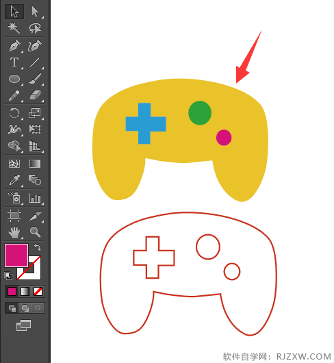 游戏手柄app图标设计