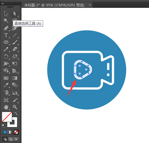 精彩视频APP图标怎么用AICC设计出来