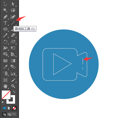 精彩视频APP图标怎么用AICC设计出来