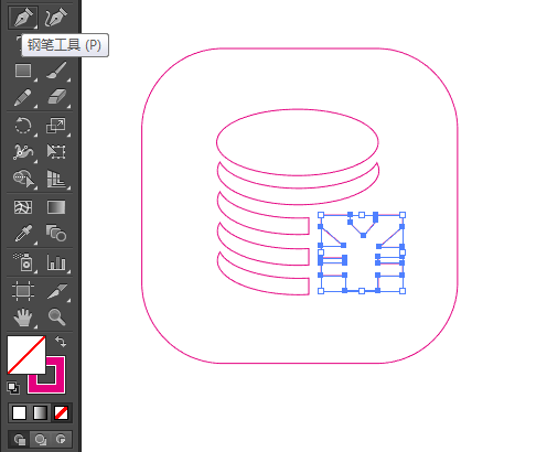固定资产图标怎么用AICC设计出来