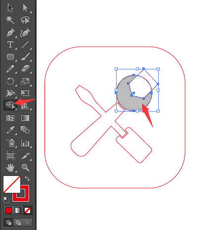 维修费图标怎么用AI设计出来